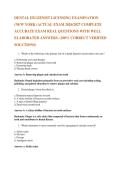 DENTAL HYGIENIST LICENSING EXAMINATION  &lpar;NEW YORK&rpar; ACTUAL EXAM 2026&sol;2027 COMPLETE ACCURATE EXAM REAL QUESTIONS WITH WELL  ELABORATED ANSWERS&period; &lpar;100&percnt; CORRECT VERIFIED SOLUTIONS&rpar; 