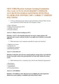 NEW YORK Physician Assistant Licensing Examination  &lpar;New York&rpar; ACTUAL EXAM 2026&sol;2027 COMPLETE  ACCURATE EXAM REAL QUESTIONS WITH WELL  ELABORATED ANSWERS&period; &lpar;100&percnt; CORRECT VERIFIED SOLUTIONS&rpar; 