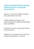 Statistics for People That Think They Hate Statistics Quiz 2 Ch 9 &ndash; 12 exam with correct answers 