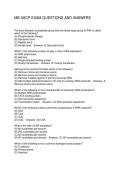 MB ASCP EXAM QUESTIONS AND ANSWERS