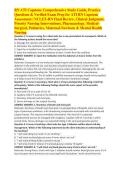 RN ATI Capstone Comprehensive Study Guide&comma; Practice Questions & Verified Exam Prep for ATI RN Capstone Assessment &vert; NCLEX-RN Final Review&comma; Clinical Judgment&comma; Priority Nursing Interventions&comma; Pharmacology&comma; Medical-Surgical&comma; Pediatrics&comma; Maternal-Newborn & Me