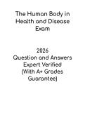 The Human Body in Health and Disease &vert; Comprehensive Anatomy & Physiology Study Guide PDF