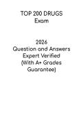 Top 200 Drugs &vert; Pharmacology Study Guide and Reference PDF