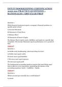 INTUIT BOOKKEEPING CERTIFICATION 2026 200 PRACTICE QUESTIONS &plus; RATIONALES &vert; QBO EXAM PREP