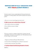 MARYVILLE NURS 661 Exam 1 2026&vert;ACTUAL EXAM WITH 170Qs&As&vert;ALREADY GRADED A&plus;