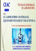 PACK COMPLETO UD1&colon; El Laboratorio &lpar;Materiales&comma; Equipos y Esterilizaci&oacute;n&rpar; - CFGS Laboratorio y Anatom&iacute;a