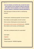WGU D102 FINANCIAL ACCOUNTING FINAL OA EXAM TEST BANK 1  LATEST 2026-2027 ACTUAL EXAM WITH COMPLETE QUESTIONS  AND CORRECT DETAILED ANSWERS &lpar;100&percnt; VERIFIED ANSWERS&rpar;  &vert;ALREADY GRADED A&plus;&vert; &vert;&vert;PROFESSOR VERIFIED&vert;&vert; &vert;&vert;BRANDNEW&excl;&excl;&excl;&vert;&vert; 