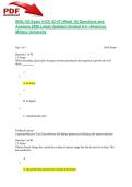 BIOL134 Exam 4-&lpar;Ch 42-47&rpar;-Week 16&vert; Questions and Answers 2026 Latest Updated &lpar;Graded A&plus;&rpar;- American Military University