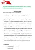 BIOL134 Experimental Design Sheet Week 6 &vert;2026 Latest Update with Complete Solution- American Military University