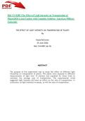 BIOL 134 K001&colon;The Effect of Light Intensity on Transpiration of Plants&vert;2026 Latest Update with Complete Solution- American Military University