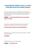 RELIAS&sol;PROPHECY GENERAL ICU RN A V3 ACTUAL EXAM &vert;NEW UPDATE 2026 SPRING&vert; 70 Qs&As&vert;
