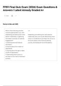 FP511 Final Quiz Exam &lpar;2026&rpar; Exam Questions & Answers &vert; Latest Already Graded A&plus; 