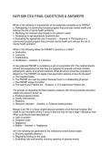 NUR 668 CEA FINAL QUESTIONS & ANSWERS