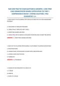 NAB CORE PRACTICE EXAM QUESTIONS & ANSWERS &vert; LONG TERM CARE ADMINISTRATOR BOARDS CERTIFICATION TEST PREP &vert; COMPREHENSIVE REVIEW &vert; VERIFIED SOLUTIONS &vert; PASS GUARANTEED &vert; A&plus;