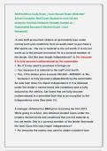AICPA Ethics Code Exam &vert; most Recent Exam 2026-2027  Actual Complete Real Exam Questions and Correct                Answers &lpar;Verified Answers&rpar; Already Graded A&plus; &vert;                Guaranteed Success&excl;&excl;&vert; Newest Exam &vert; Just                              Release