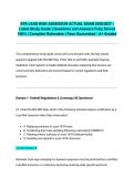 EPA LEAD RISK ASSESSOR ACTUAL EXAM 2026&sol;2027 &vert; Latest Study Guide &vert; Questions and Answers Fully Solved 100&percnt; &vert; Complete Rationales &vert; Pass Guaranteed - A&plus; Graded