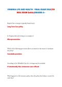 VIRGINIA LIFE AND HEALTH - FINAL EXAM 2026&vert;150 REAL EXAM Qs&As&vert;GRADED A&plus;