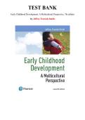 Test Bank for Early Childhood Development&colon; A Multicultural Perspective&comma; 7th edition by Jeffrey Trawick-Smith&comma; Chapter 1-18 &vert; All Chapters