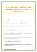 ECON 2030 BUNDLED EXAMS &vert; QUESTIONS AND CORRECT ANSWERS &vert; LATEST UPDATE&period;