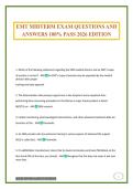 EMT MIDTERM EXAM QUESTIONS AND ANSWERS 100&percnt; PASS 2026 EDITION