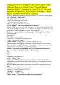 Lifeguard Instructor Certification Complete Study Guide&comma; Lifeguard Instructor Course Notes&comma; Training Manual Summary&comma; Practice Questions & Exam Prep for Lifeguard Instructor Certification&comma; Water Safety Training & Aquatic Rescue Instructor Preparation Mater