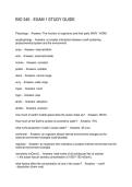 BIO 345 - EXAM 1 STUDY GUIDE