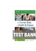 TEST BANK FOR The Human Body in Health & Disease - Hardcover 8th Edition by Kevin T&period; Patton&comma; Frank B&period; Bell ISBN&colon;978-0323734141 COMPLETE GUIDE ALL CHAPTERS COVERED 100&percnt; VERIFIED A&plus; GRADE ASSURED&excl;&excl;&excl;&excl;NEW LATEST UPDATE&excl;&excl;&excl;&excl;&excl;