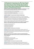 ATI PN Fundamentals Proctored Exam Prep &vert; 200&plus; Practice Questions with Verified Answers and Detailed Rationales &vert; Basic Nursing Skills&comma; Patient Safety and Infection Control&comma; Vital Signs Monitoring&comma; Nursing Process and Clinical Judgment&comma; Medication Adminis
