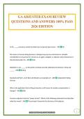 GA ADJUSTER EXAM REVIEW QUESTIONS AND ANSWERS 100&percnt; PASS 2026 EDITION