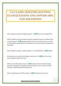 GA CLAIMS ADJUSTER LICENSING EXAM QUESTIONS AND ANSWERS 100&percnt; PASS 2026 EDITION