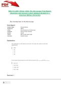 BIOL133 A001 Winter 2026&colon; ESL Microscope Final Report &vert;Questions and Answers Latest Updated &lpar;Graded A&plus;&rpar;- American Military University