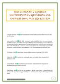 HIST 2110 EXAM 2 GEORGIA SOUTHERN EXAM QUESTIONS AND ANSWERS 100&percnt; PASS 2026 EDITION