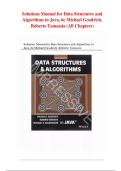 Solutions Manual for Data Structures and Algorithms in Java 6th Edition &vert; Goodrich & Tamassia