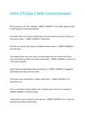 HUM 370 Quiz 2 With Correct Answers