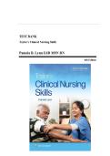 Test Bank - Taylor's Clinical Nursing Skills&comma; 6th Edition &lpar;Lynn&comma; 2023&rpar;&comma; Chapter 1-18 &vert; All Chapters isbn&colon;9781975168711