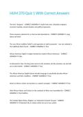 HUM 370 Quiz 1 With Correct Answers&period;
