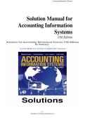 Solution Manual for Accounting Information Systems&comma; 15th Edition&comma; by Marshall B&period; Romney and Paul J&period; Steinbart