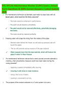 NYC NYCHA Maintenance Worker &lpar;CUNY&rpar; Exam &vert; Actual  Exam Questions & 100&percnt; Correct Answers &vert; Latest Update  2026