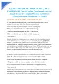 CS6250 COMPUTER NETWORK EXAM 2 ACTUAL EXAM 2026&sol;2027 Expert Certified Questions and Answers &vert; Already Graded A&plus; Complete Questions and Answers Expert Verified Pass Guaranteed - A&plus; Graded