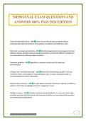 NR599 FINAL EXAM QUESTIONS AND ANSWERS 100&percnt; PASS 2026 EDITION