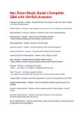 Nsc Exam Study Guide &vert; Complete Q&A with Verified Answers