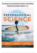 Psychological Science&comma; 7th Edition  &ndash; Test Bank &ndash; Chapters 1&ndash;15 &ndash; Michael S&period; Gazzaniga&comma; Elizabeth A&period; Phelps & Elliot T&period; Berkman