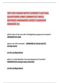 787 KSV EXAM WITH CORRECT ACTUAL QUESTIONS AND CORRECTLY WELL DEFINED ANSWERS LATEST ALREADY GRADED A&plus;