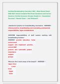 Certified Breastfeeding Counselor CBC &vert;&vert; Most Recent Exam  2026-2027 Actual Complete Real Exam Questions and Correct   Answers &lpar;Verified Answers&rpar; Already Graded A&plus; &vert; Guaranteed  Success&excl;&excl; &vert; Newest Exam &vert;  Just Released&excl;&excl;