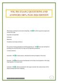 NSG 501 EXAM 2 QUESTIONS AND ANSWERS 100&percnt; PASS 2026 EDITION