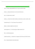 Sample Final Exam Questions with Correct Answers New Update