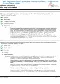 Nursing 113 Exam &num;2 Review Blueprint&lowbar; Key Medications & Dosages  &vert; Questions and Answers &vert; Latest Update