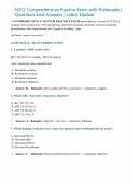 N212 Comprehensive Practice Exam with Rationales &vert;  Questions and Answers &vert; Latest Update