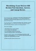 Microbiology Exam McGraw-Hill Revision Pack Questions&comma; Answers&comma; and Concept Review&period;
