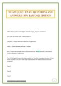 NU 623 QUIZ 1 EXAM QUESTIONS AND ANSWERS 100&percnt; PASS 2026 EDITION